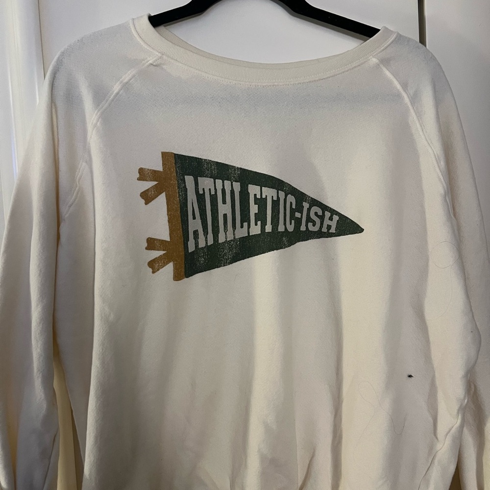 Cream Crew Neck Sweatshirt